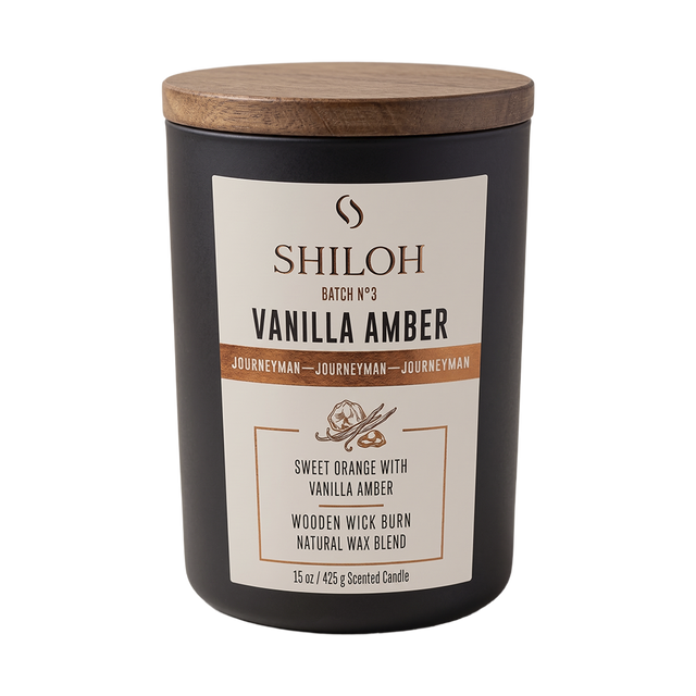 Shiloh Signature Candle Vanilla Amber