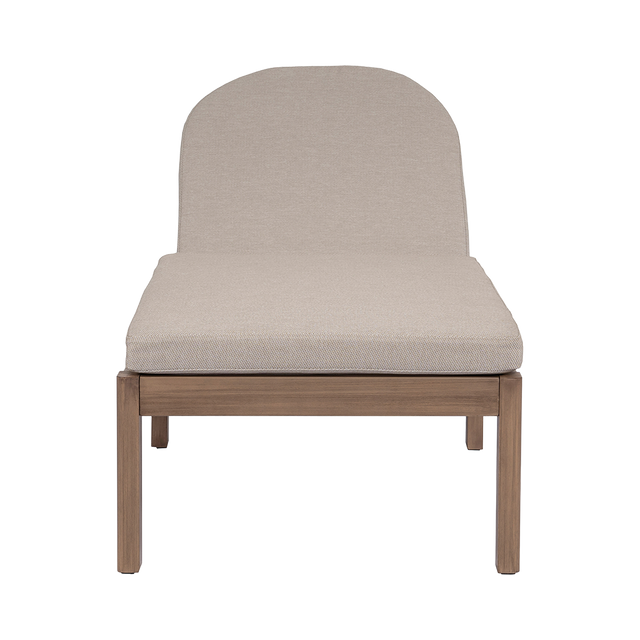 Capra Outdoor Deck Chair Beige