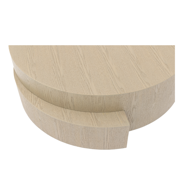 Cleo Coffee Table White Ash Wood