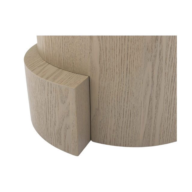 Cleo Side Table White Ash Wood