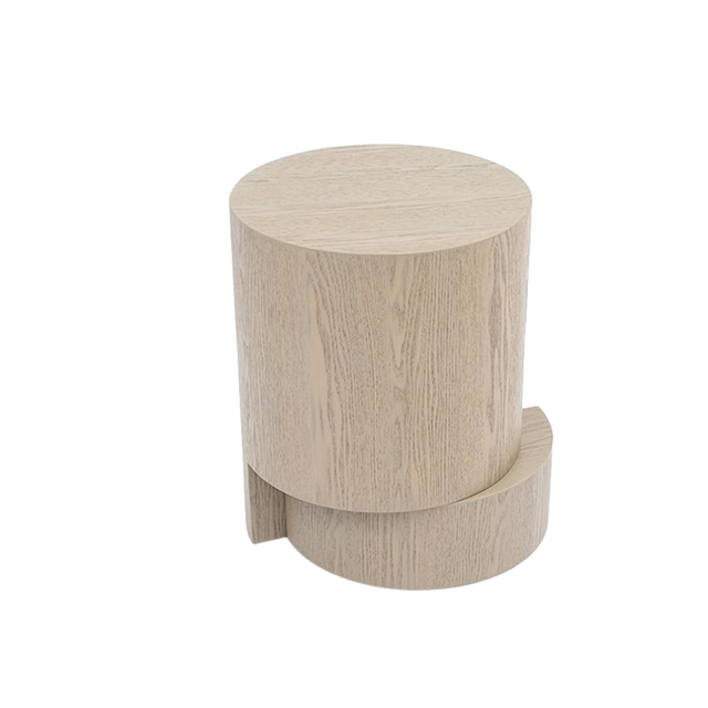 Cleo Side Table White Ash Wood