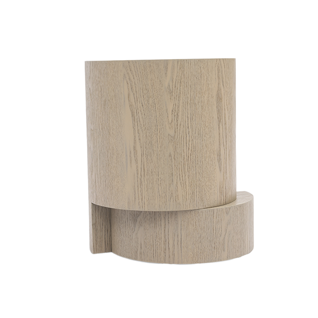 Cleo Side Table White Ash Wood
