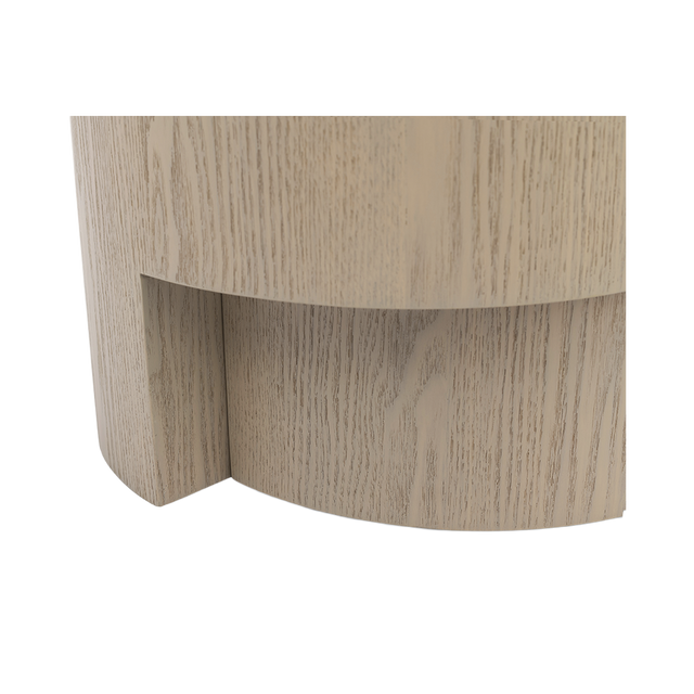 Cleo Side Table White Ash Wood