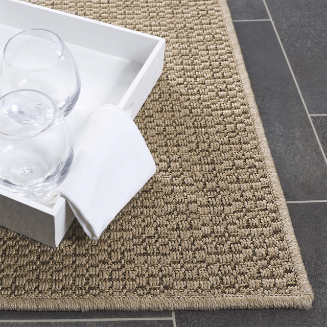 Coastal Outdoor Rug Beige (8