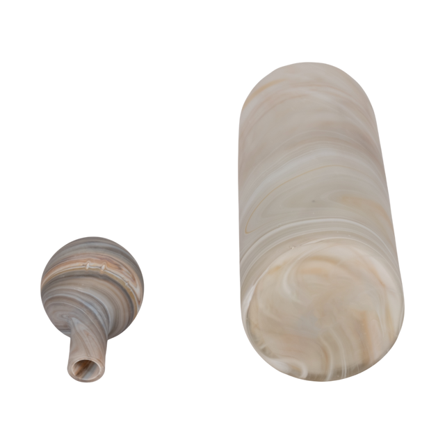 Lazura Grey Glass Bottle