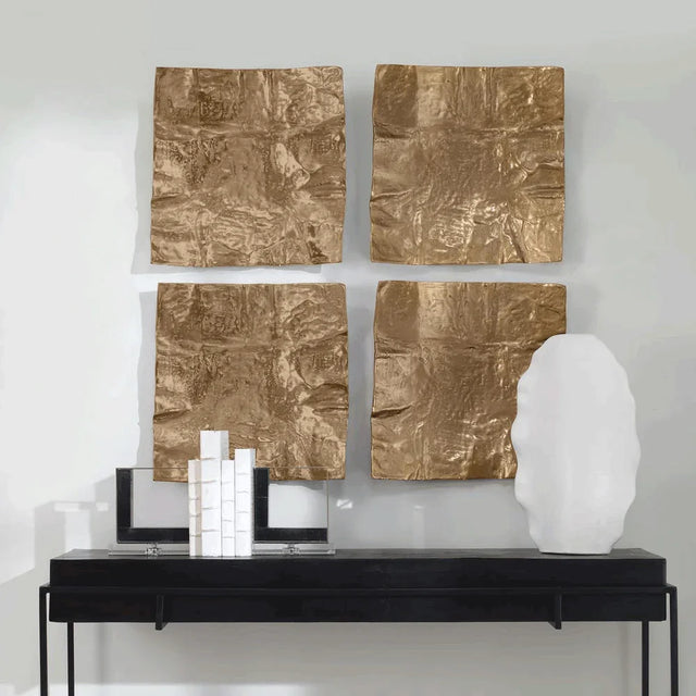 Edge Wall Decor Brass