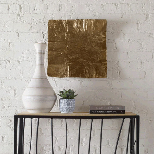 Edge Wall Decor Brass