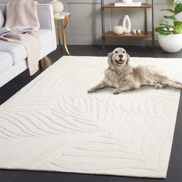 Floral Ivory Rug (8 ft. x 10 ft.)