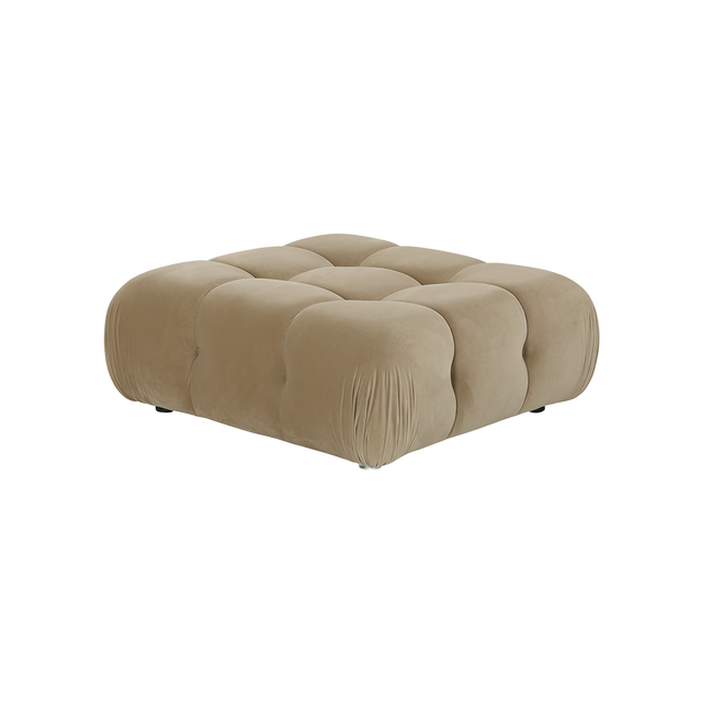 Forma Ottoman Camel Velvet