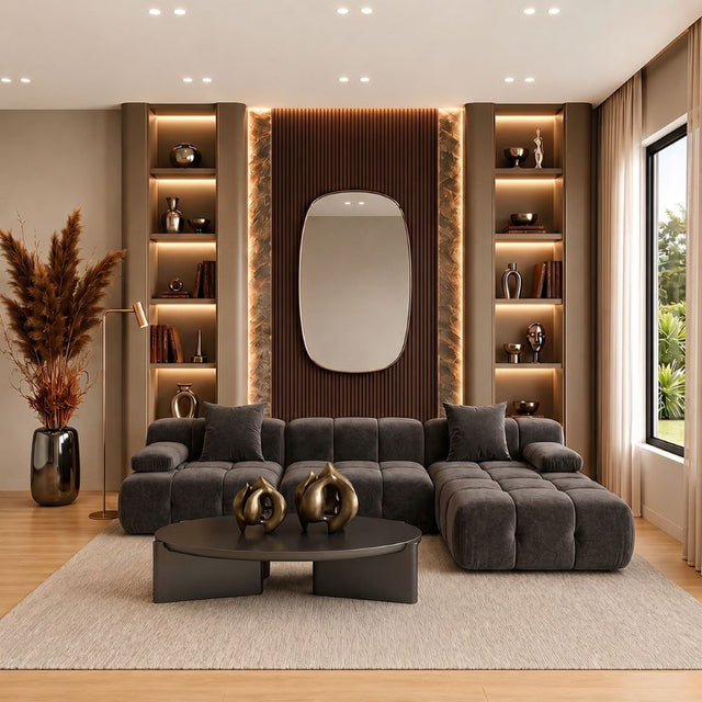Forma Sectional Sofa Graphite