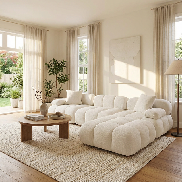 Forma Sectional Sofa Off White