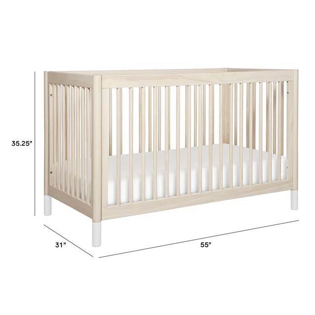 Gelato 4-in-1 Convertible Crib with Toddler Bed Conversion Kit
