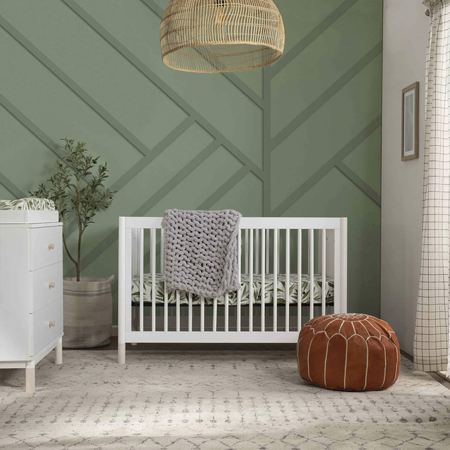 Gelato 4-in-1 Convertible Crib with Toddler Bed Conversion Kit