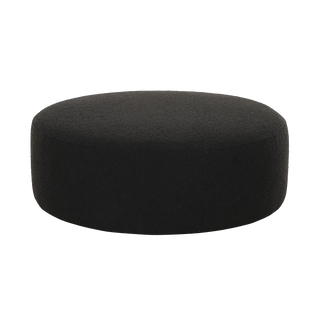 Horizon Ottoman Black Boucle