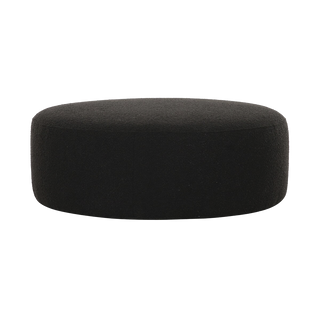 Horizon Ottoman Black Boucle