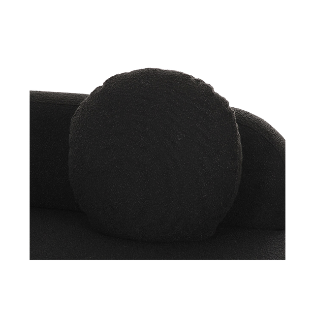 Horizon Sectional Sofa Black Boucle