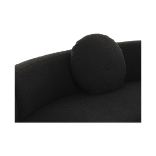 Horizon Sectional Sofa Black Boucle