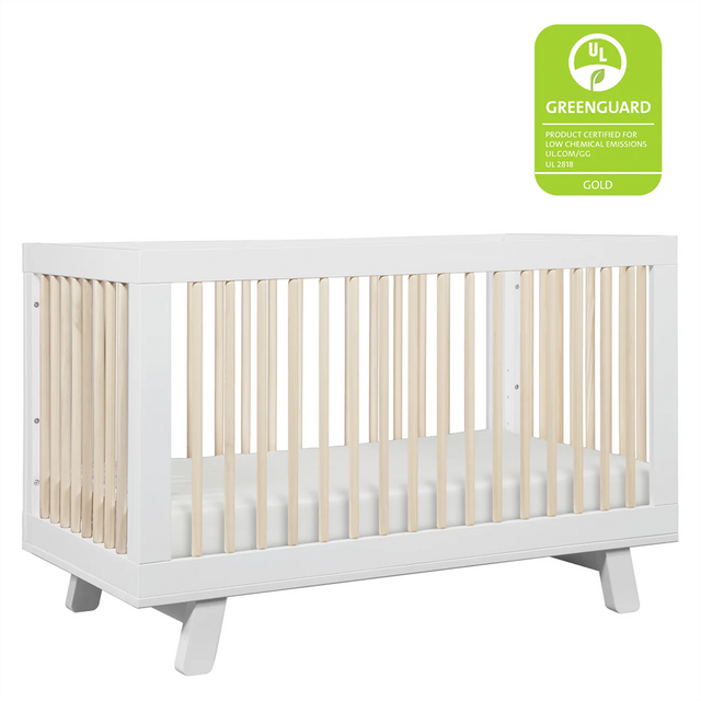 Hudson 3-in-1 Convertible Crib with Toddler Bed Conversion Kit