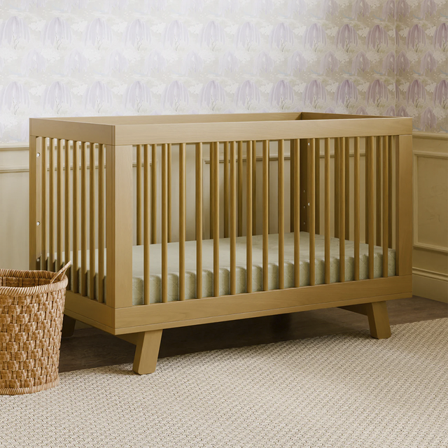 Hudson 3-in-1 Convertible Crib with Toddler Bed Conversion Kit