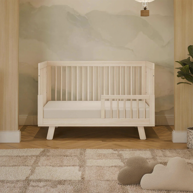 Hudson 3-in-1 Convertible Crib with Toddler Bed Conversion Kit