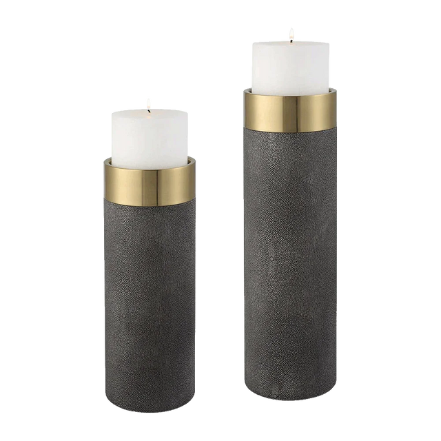 Ignis Candle Holders Black
