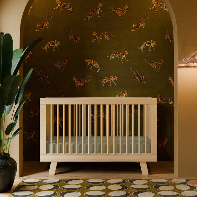 Hudson 3-in-1 Convertible Crib with Toddler Bed Conversion Kit - Natural