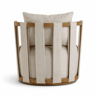 Equinox Beige Swivel Chair
