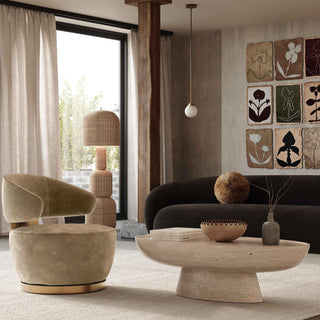 Polaris Fabric Swivel Chair