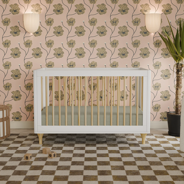 Lolly 3-in-1 Convertible Crib with Toddler Bed Conversion Kit