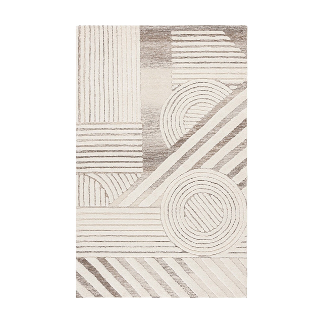 Loop Ivory & Brown Rug