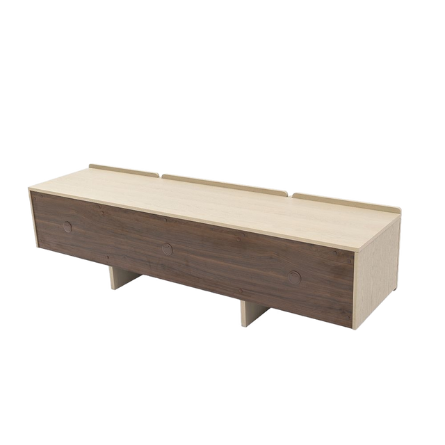 Luca TV Stand White Ash Wood