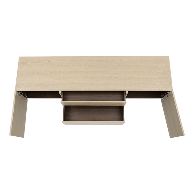 Luca TV Stand White Ash Wood