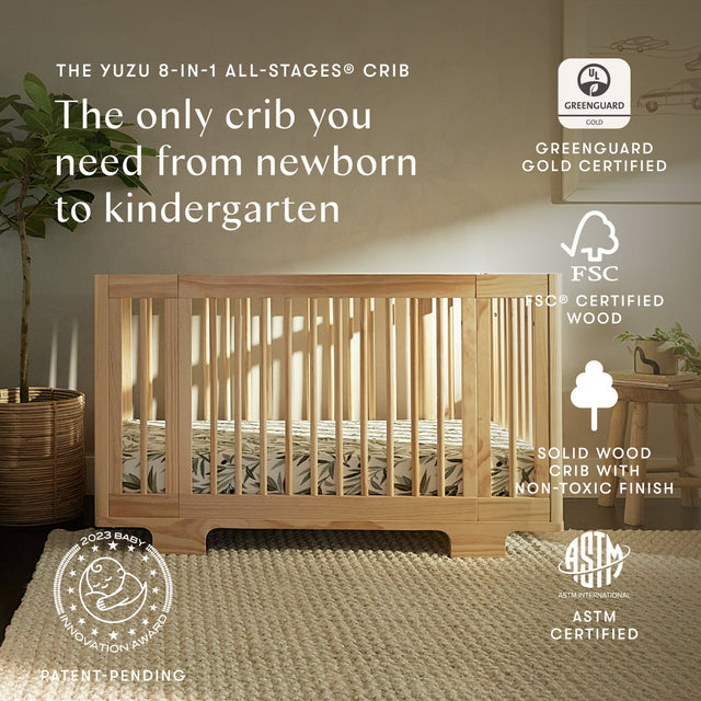 Yuzu 8-in-1 Convertible Crib with All-Stages
