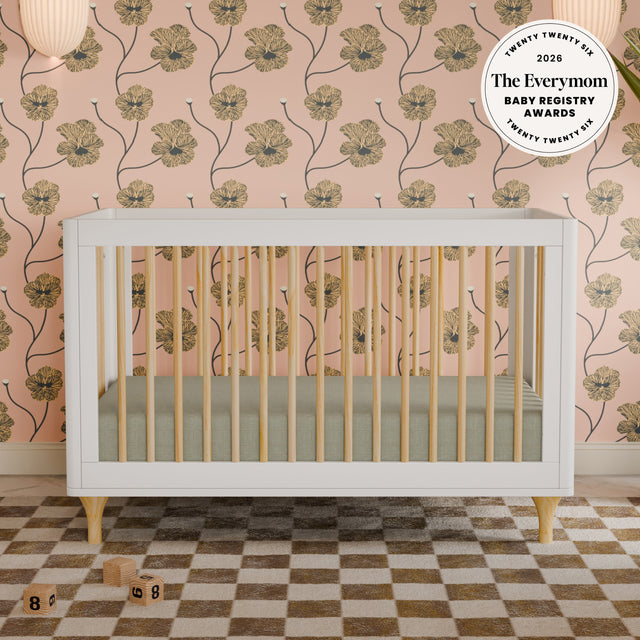 Lolly 3-in-1 Convertible Crib with Toddler Bed Conversion Kit
