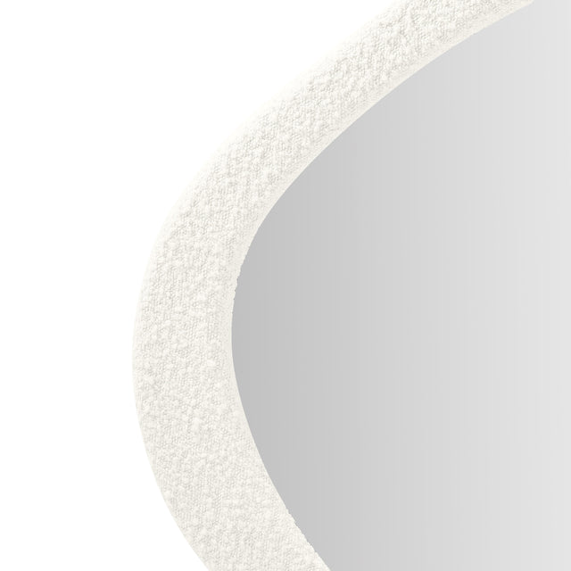 Celeste Boucle Triangular Mirror