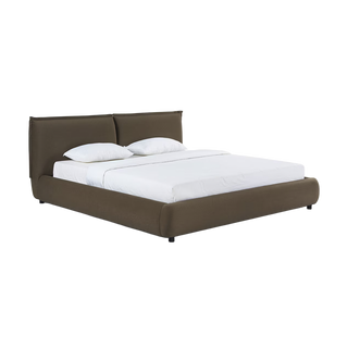 Mahogany Velvet Queen Bed