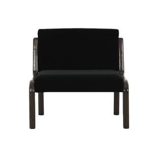 Milo Lounge Chair Black Faux