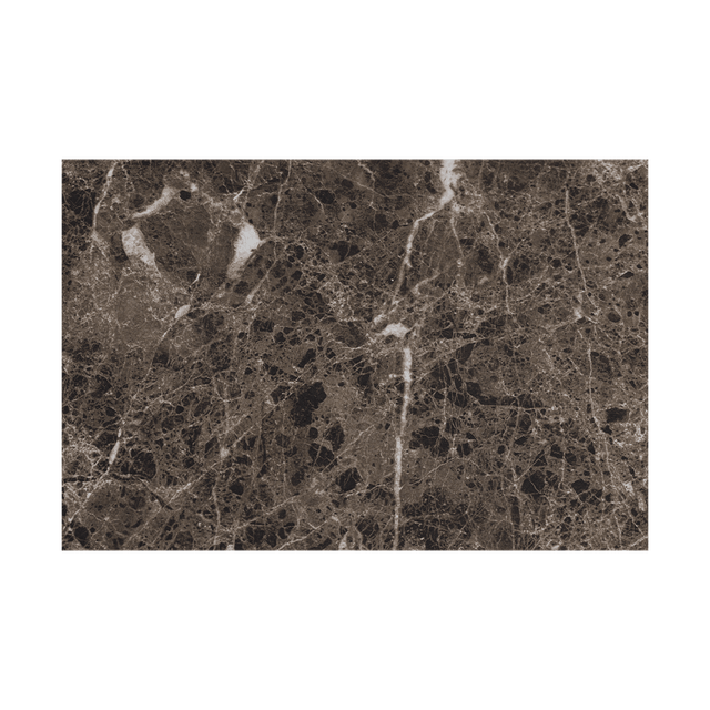 Monaco Round Coffee Table Brown Marble