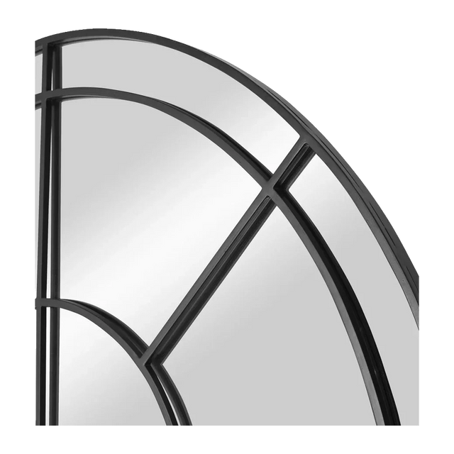 Monarch Arch Mirror Black