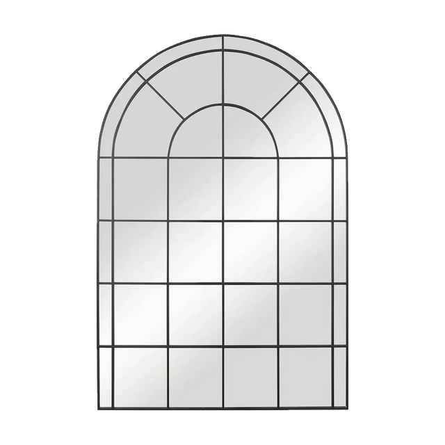 Monarch Arch Mirror Black