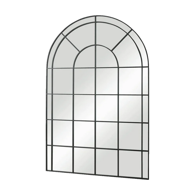 Monarch Arch Mirror Black