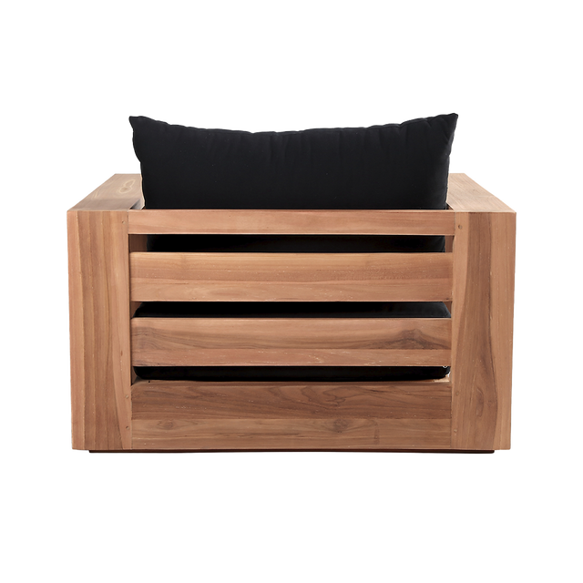 Neroli Outdoor Lounge Chair Black