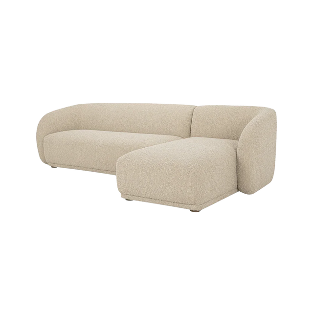 Nomad Beige Boucle Sectional
