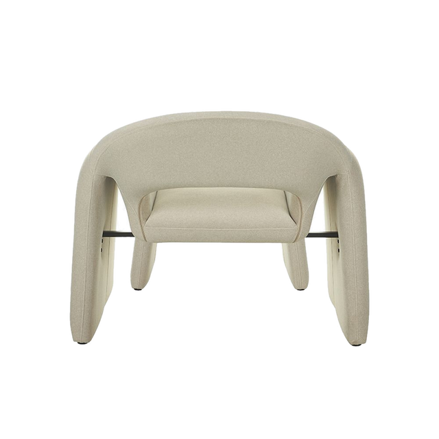 Nora Lounge Chair Light Mocha w/ Ottoman