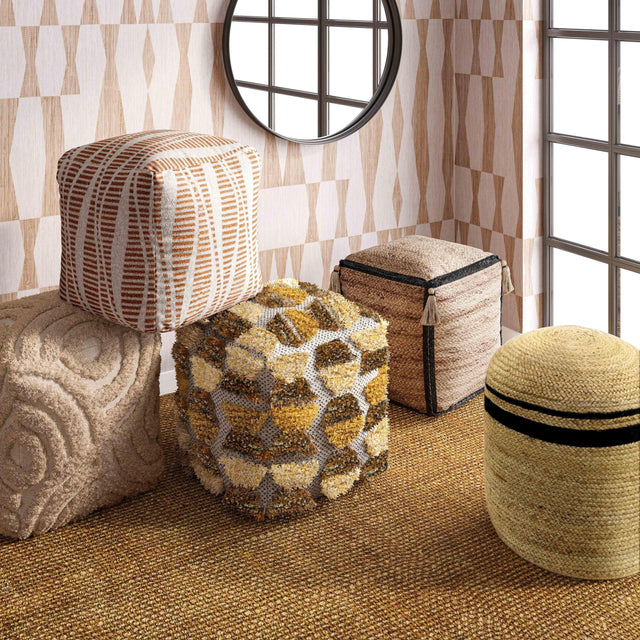 Canyon Knitted Pouf
