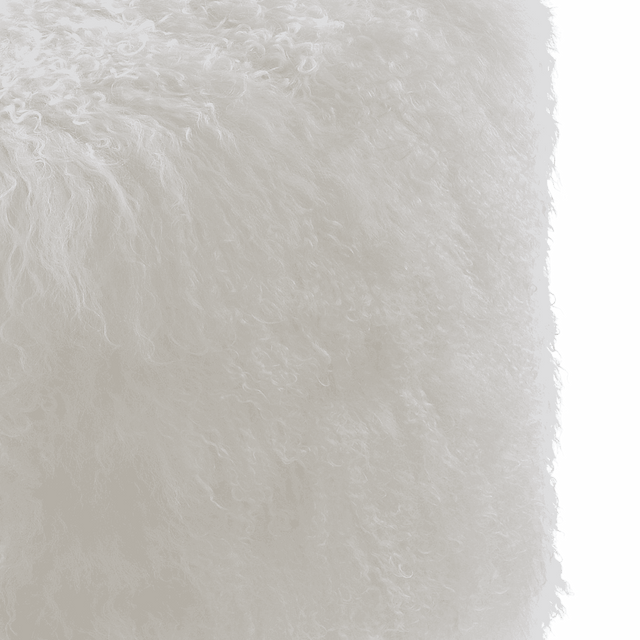 Regal Sheep White Pouf