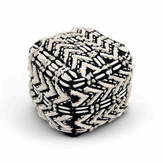 Sage Cotton Pouf