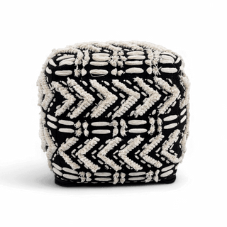 Sage Cotton Pouf