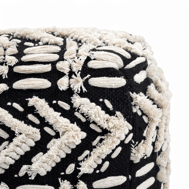 Sage Cotton Pouf