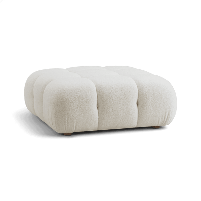 Solace Off White Modular Ottoman